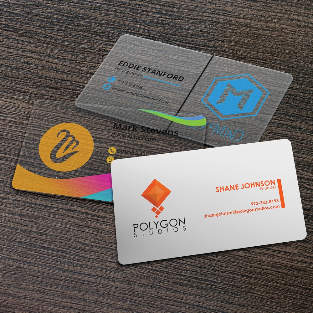 Translucent 30ml Plastic Business card (unembossed)