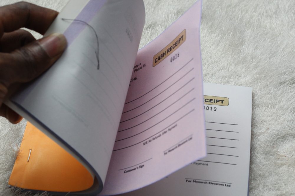 A5 Multi-Colored Cash Receipt - Image 2